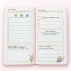 Undated Glitter Gradient Pocket Daily Planner – view 3