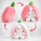 Reversible Zip Bunny Plush Toy – view 2