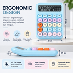 Multicolour Mechanical Desktop Calculator – view 2
