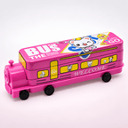 Kids Metal Bus Pencil Case with Built-In Sharpener – view 2