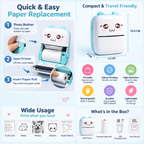Cute Wireless Mini Printer – view 2