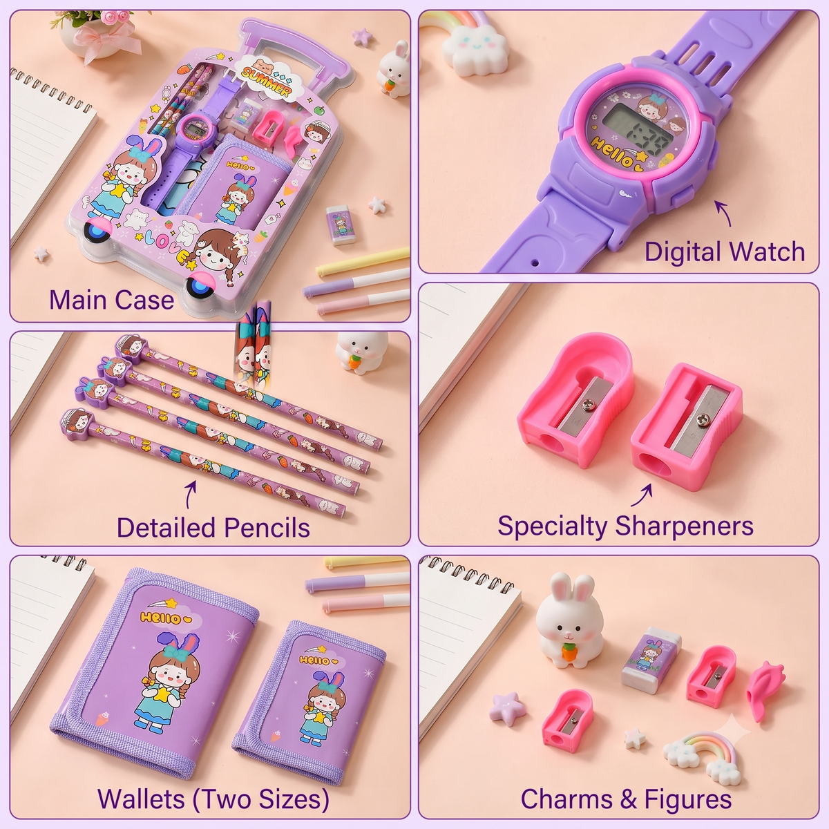 Kids 7-in-1 Stationery Set – view 2
