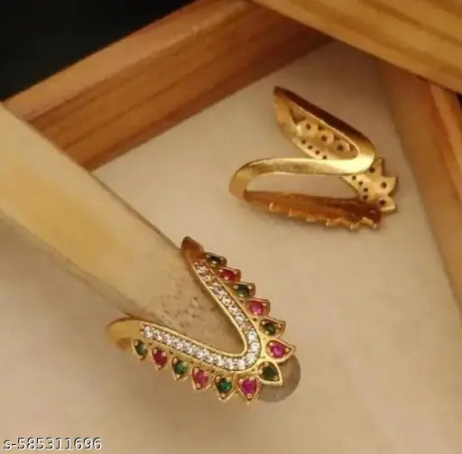 Vanki Style Gold Rings – Set of 3