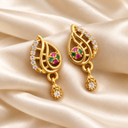American Diamond Sparkle Earrings – Pack of 3