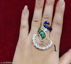 Butterfly stone ring