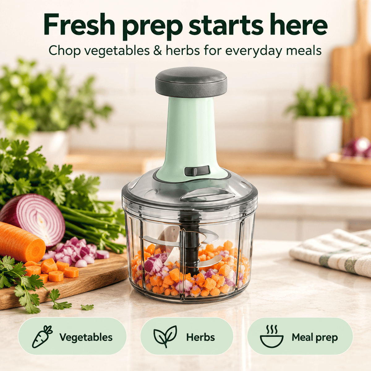 800ml Manual Handy Chopper