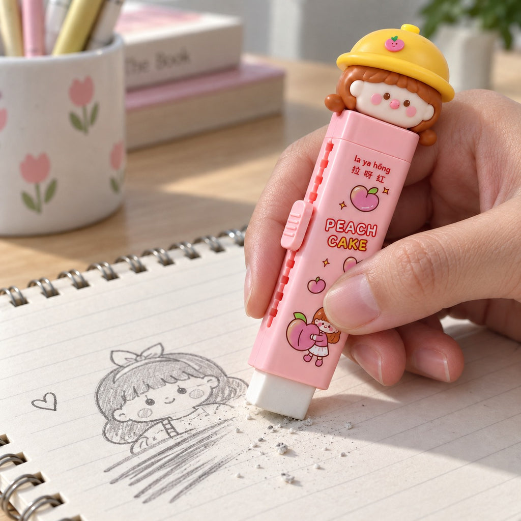 Cute Push Pull Eraser for Kids – view 4