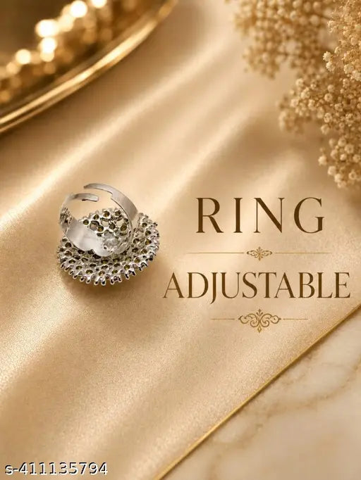 Multicolour AD Ring Combo – 6 Pieces