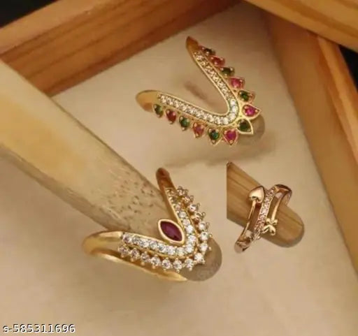 Vanki style gold rings
