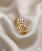 Statement American diamond ring