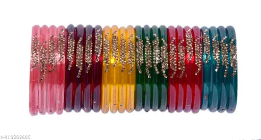 Zircon glass kada set