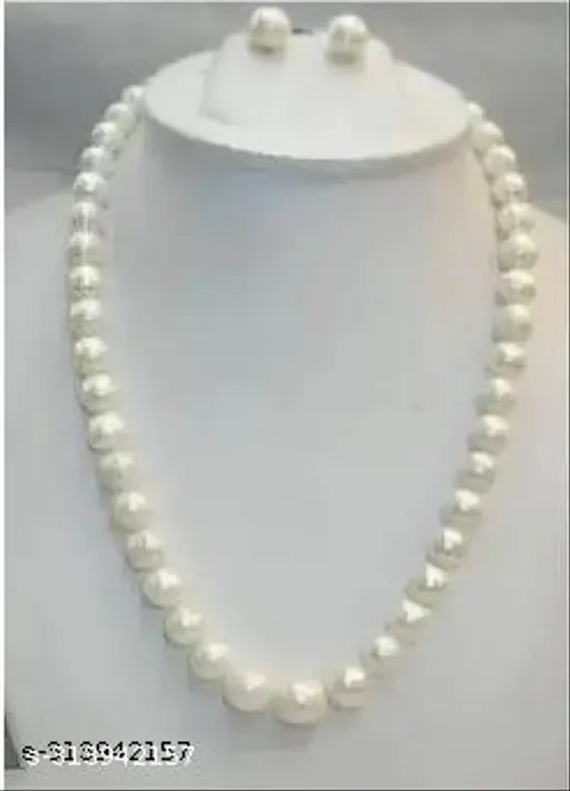 Pearl Mala Necklace Set – Single & Double Line