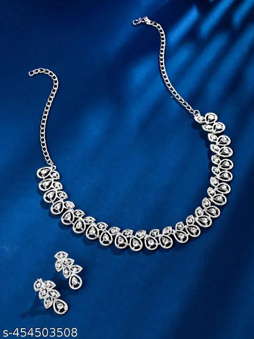 Austrian diamond necklace set