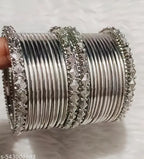 Star Silver Bangles Set
