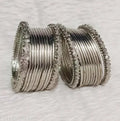 Star silver bangles set