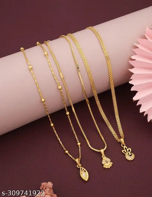 CZ necklace combo of 3
