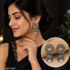 Silver Oxidised Jhumka Combo – 6 Pairs