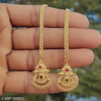 1 gram gold earrings with maatal