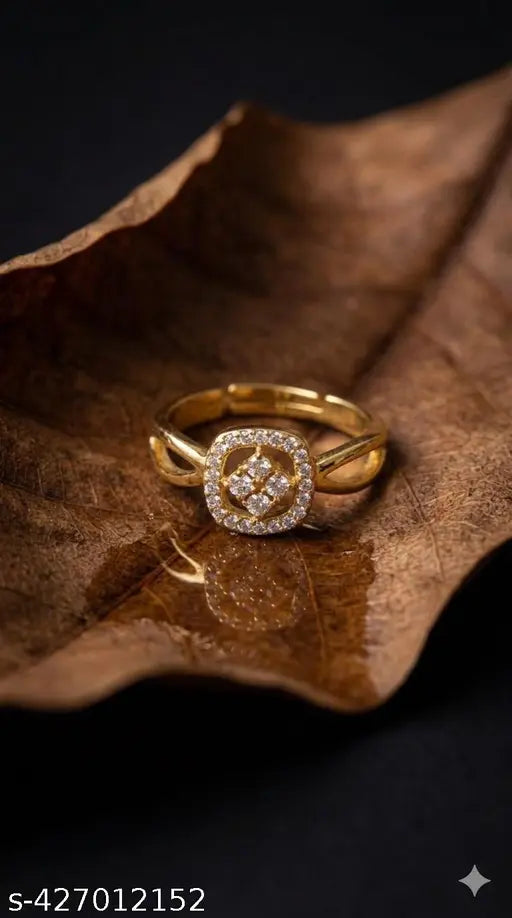 Statement American Diamond Ring