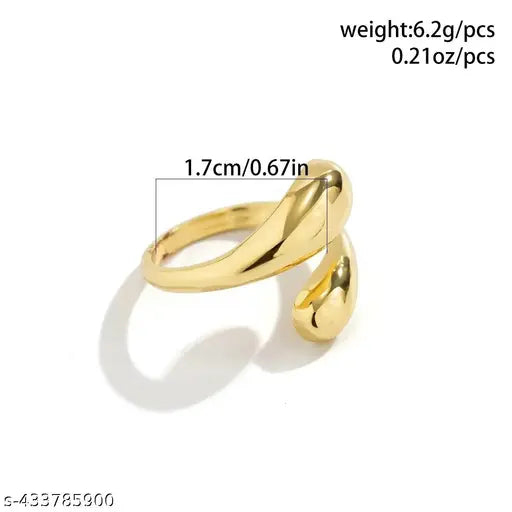 Korean Style Gold Finger Ring